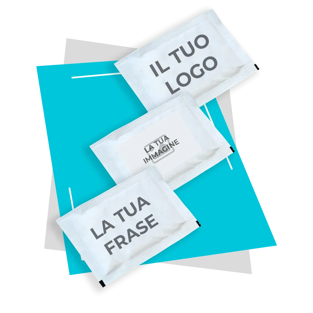 Bustine di zucchero personalizzate